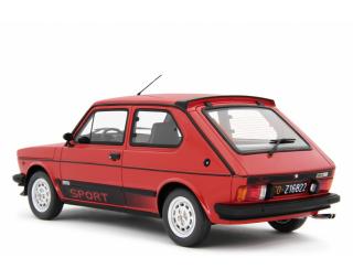 Fiat 127 Sport 70 HP - 1981 Rosso Laudoracing 1:18 Resinemodell (Türen, Motorhaube... nicht zu öffnen!)